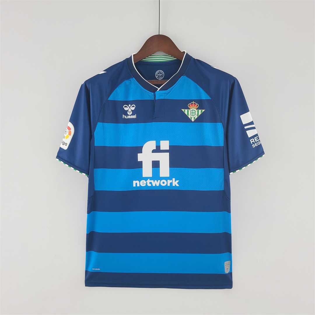 AAA Quality Real Betis 22/23 Away Blue Soccer Jersey